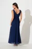 Wonderful Maxi Dress Navy sold by St Frock