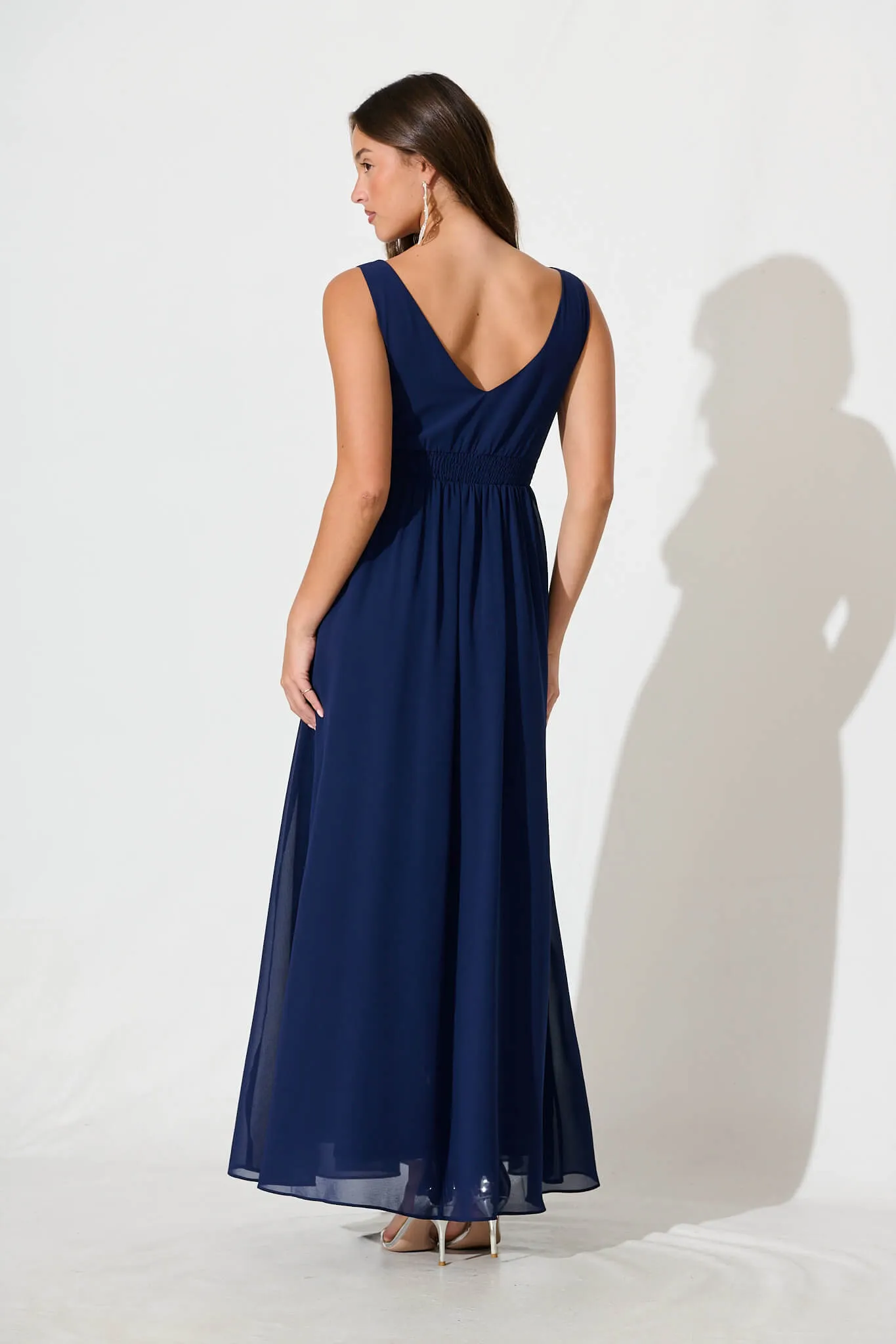 Wonderful Maxi Dress Navy sold by St Frock product image thumbnail 4