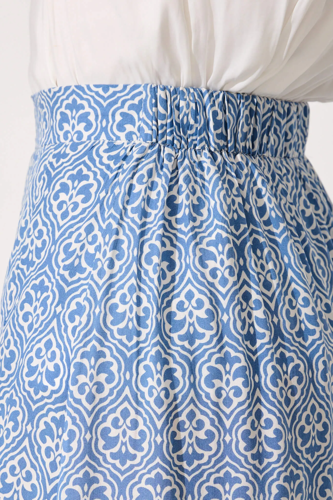 Livia Pant In Blue With White Floral sold by St Frock product image thumbnail 5