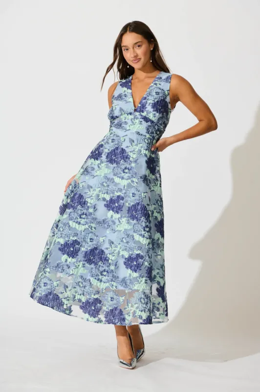 【Cecilie Bahnsen 】OPAL DRESS OPAL | OVERLAY SATIN ORGANZA BLACK