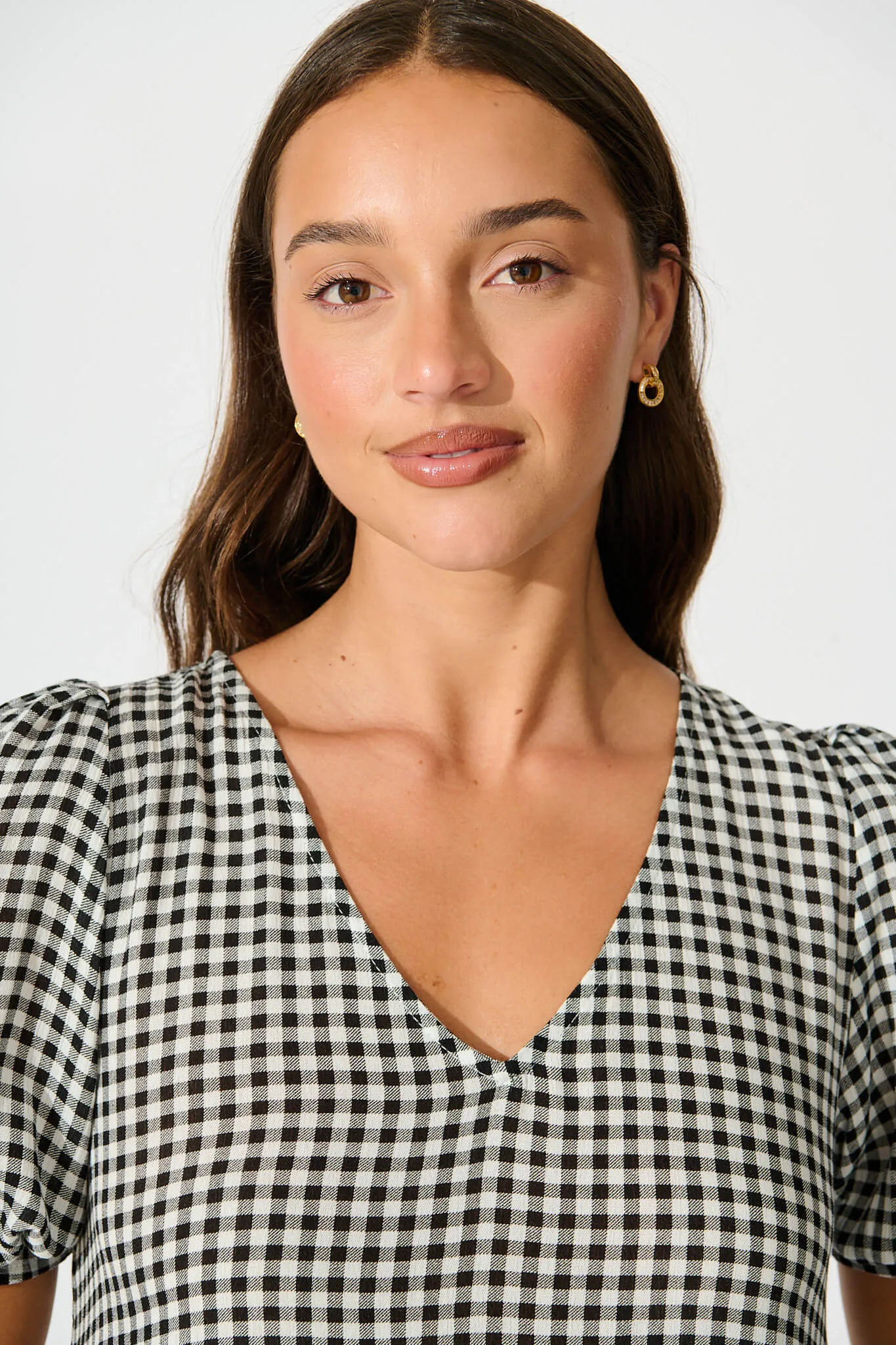 Zaya Earrings in Gold sold by St Frock product image thumbnail 3