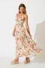 Tilda Maxi Sundress In Tropical Patchwork Print sold by St Frock