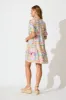 Northcote Smock Dress in Multi Patchwork Print sold by St Frock