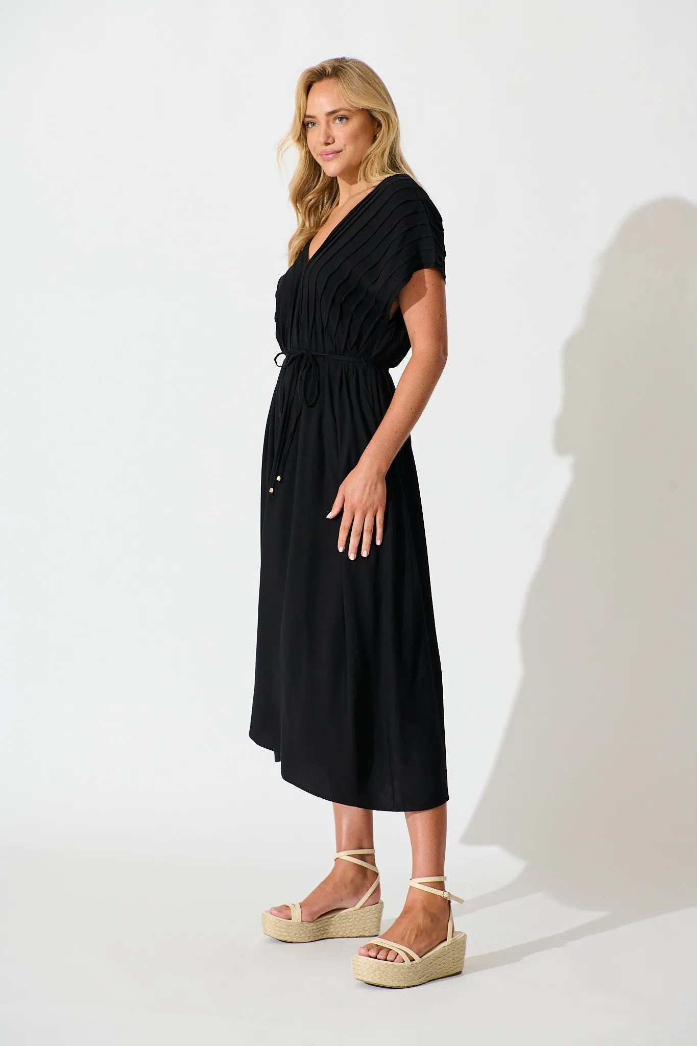 Karina Maxi Dress in Black sold by St Frock product image thumbnail 3