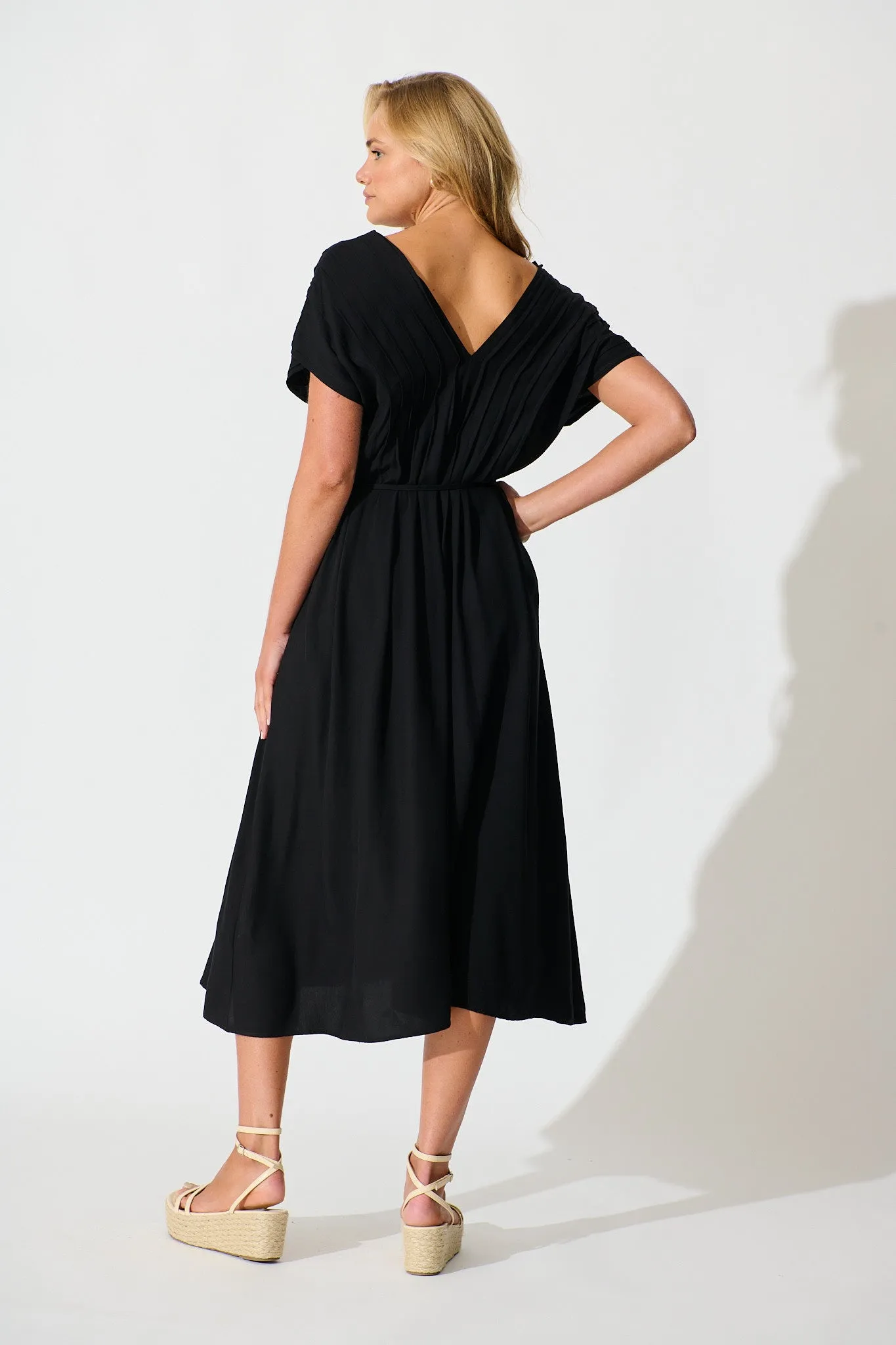 Karina Maxi Dress in Black sold by St Frock product image thumbnail 4