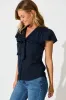 Erin Top in Navy sold by St Frock