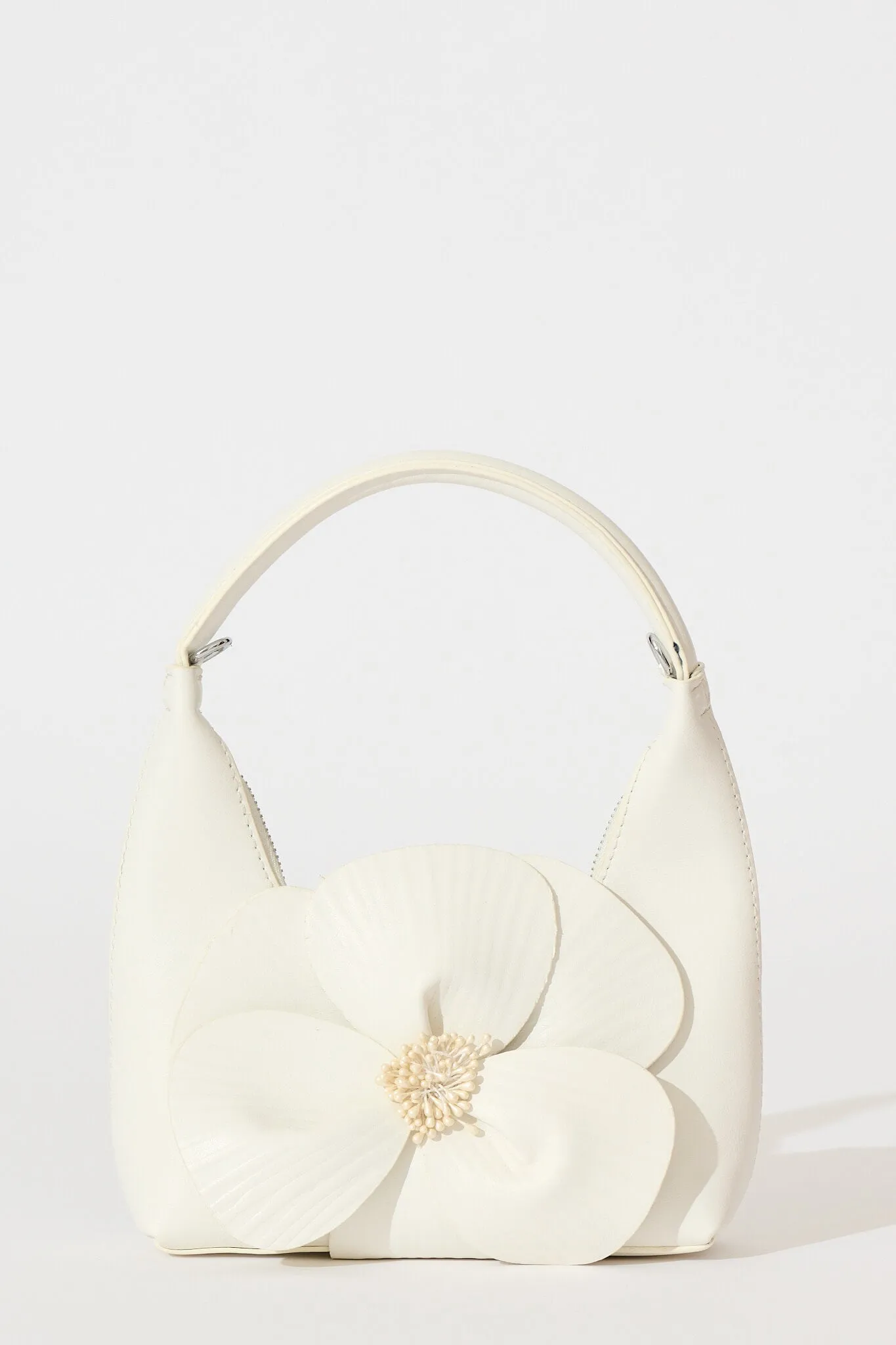 Teresa Flower Bag in White sold by St Frock product image thumbnail 2