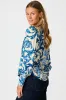 Florence Shirt in Blue Floral Print sold by St Frock