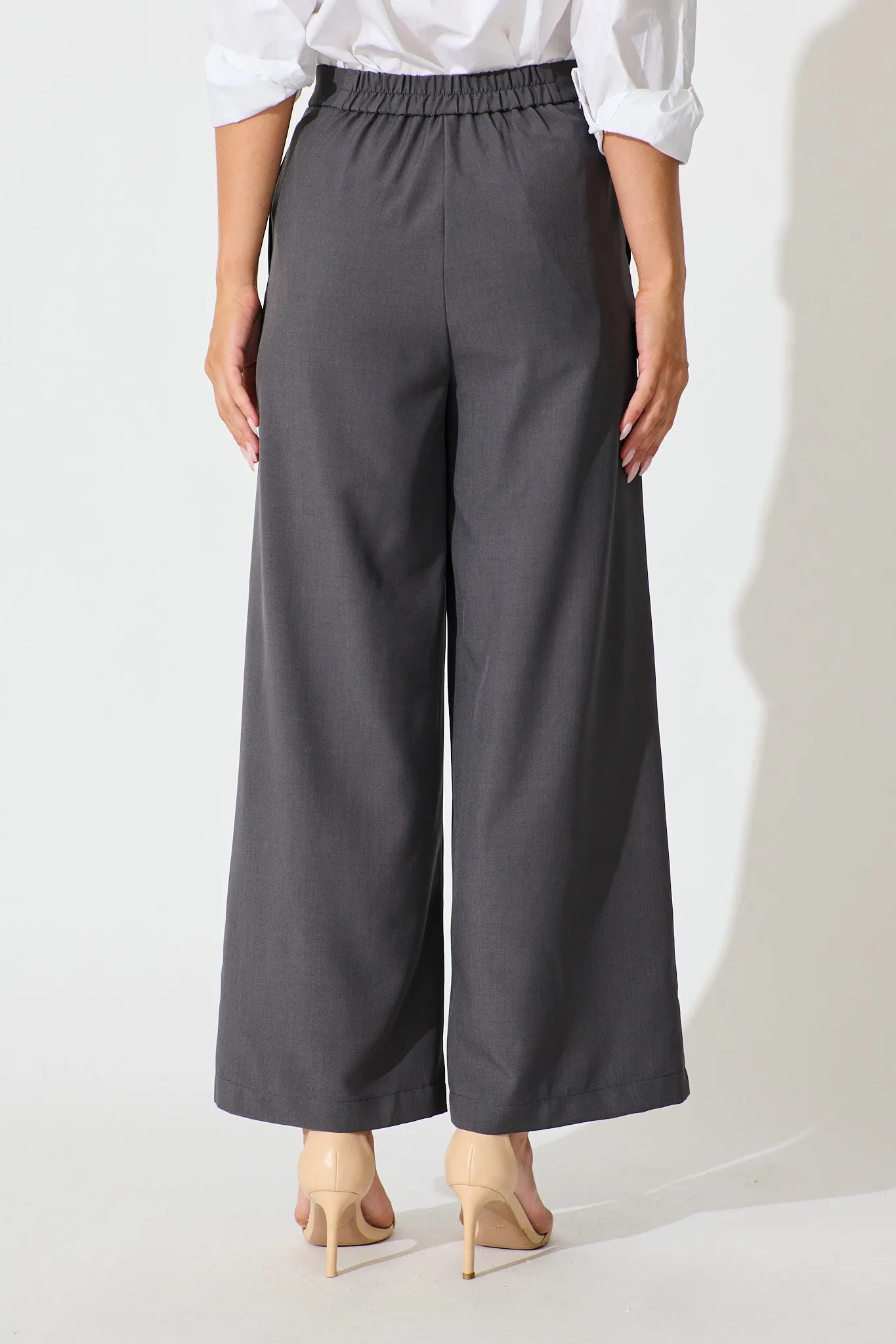 Office Talk Pant in Charcoal sold by St Frock product image thumbnail 3