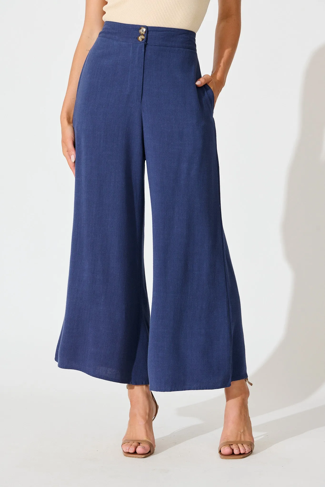 Soho Pant in Navy sold by St Frock