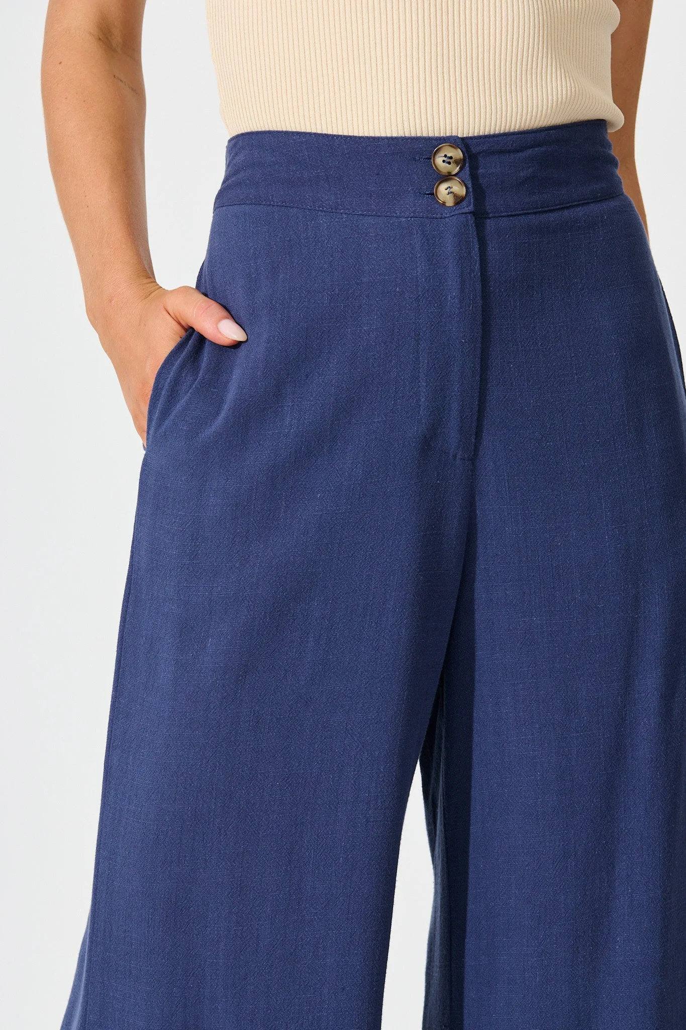 Soho Pant in Navy sold by St Frock product image thumbnail 5