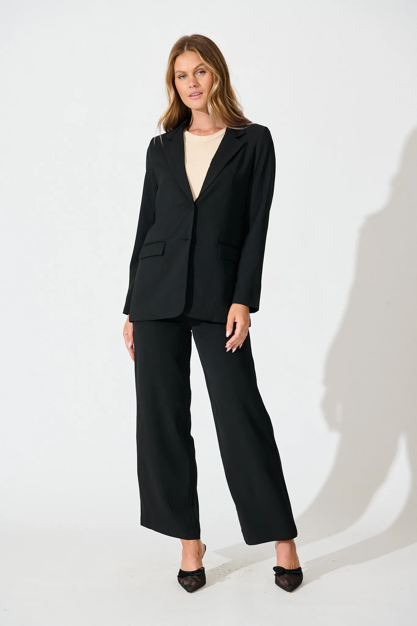 Ariana Blazer in Black sold by St Frock product image thumbnail 4