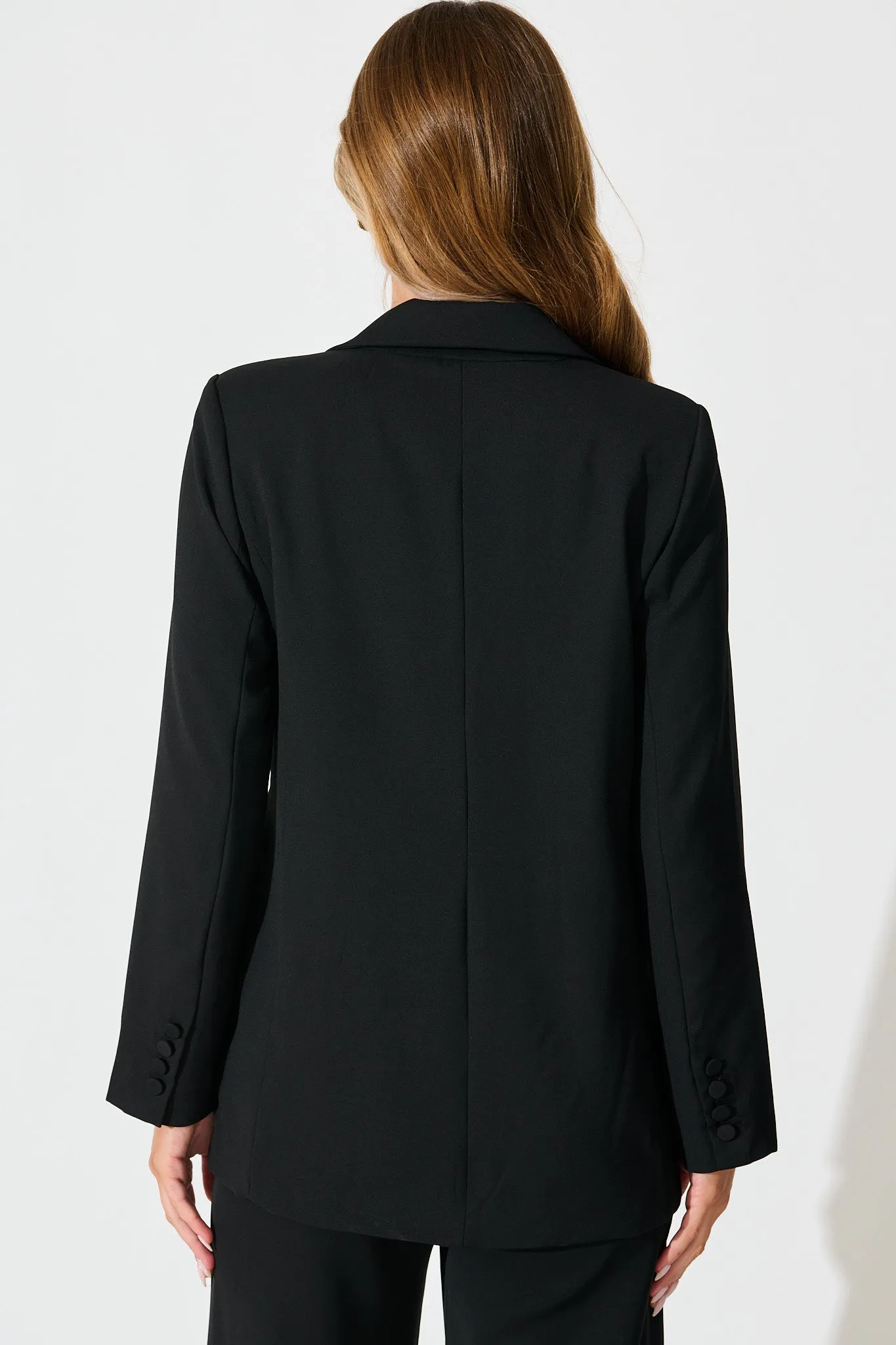 Ariana Blazer in Black sold by St Frock product image thumbnail 3