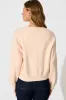 Astrid Knit Cardigan In Blush Wool Blend sold by St Frock