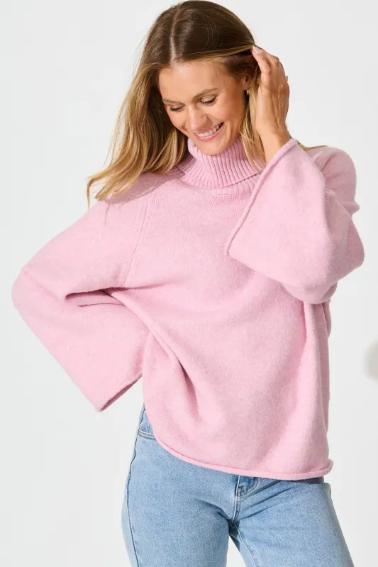 Ruby Knit in Pink sold by St Frock