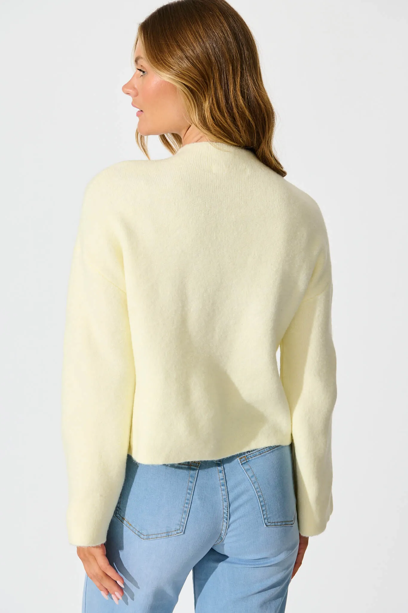 Kiki Knit in Cream sold by St Frock product image thumbnail 3