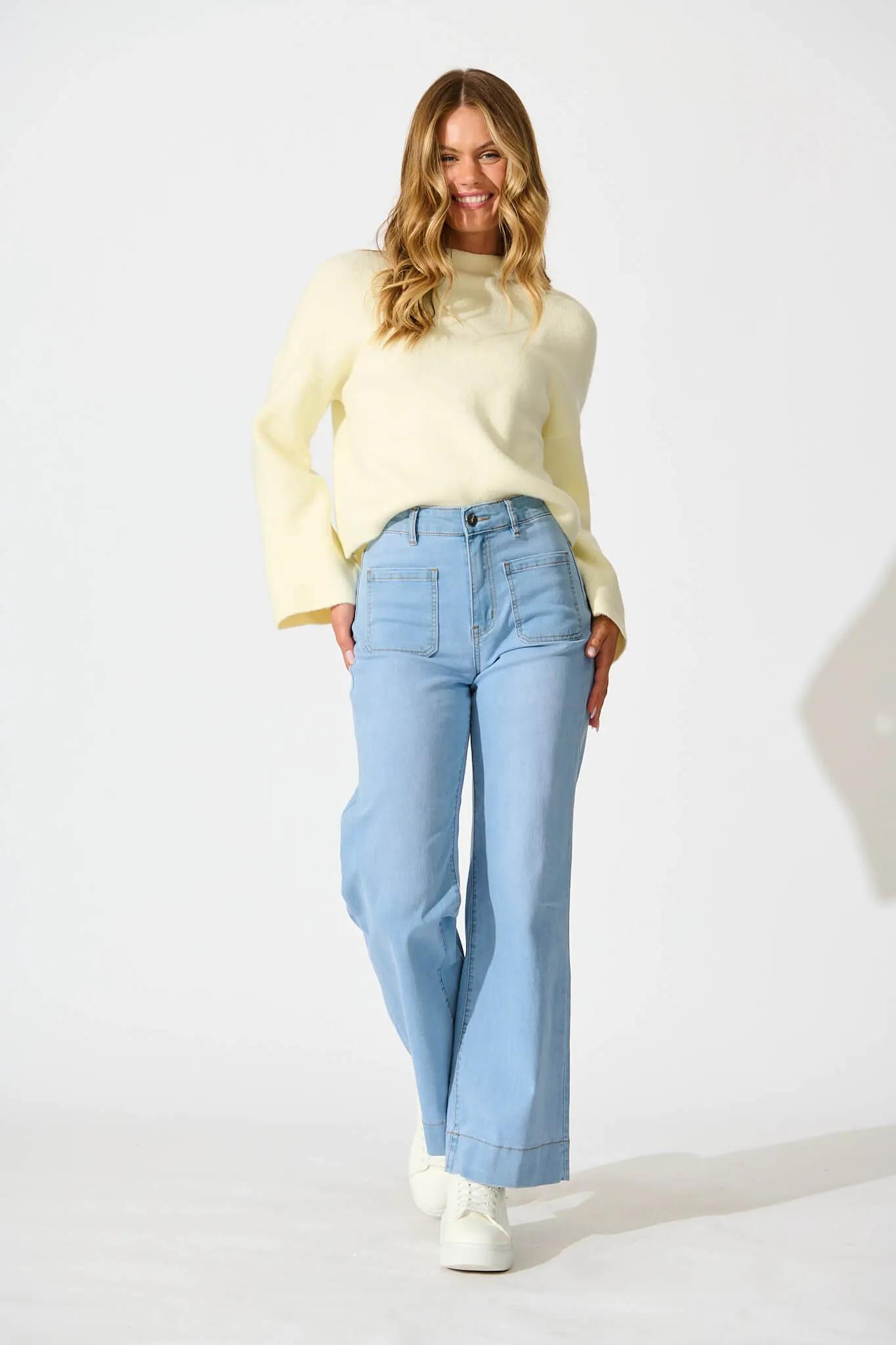 Kiki Knit in Cream sold by St Frock product image thumbnail 4