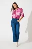 Isha Top in Pink Floral sold by St Frock