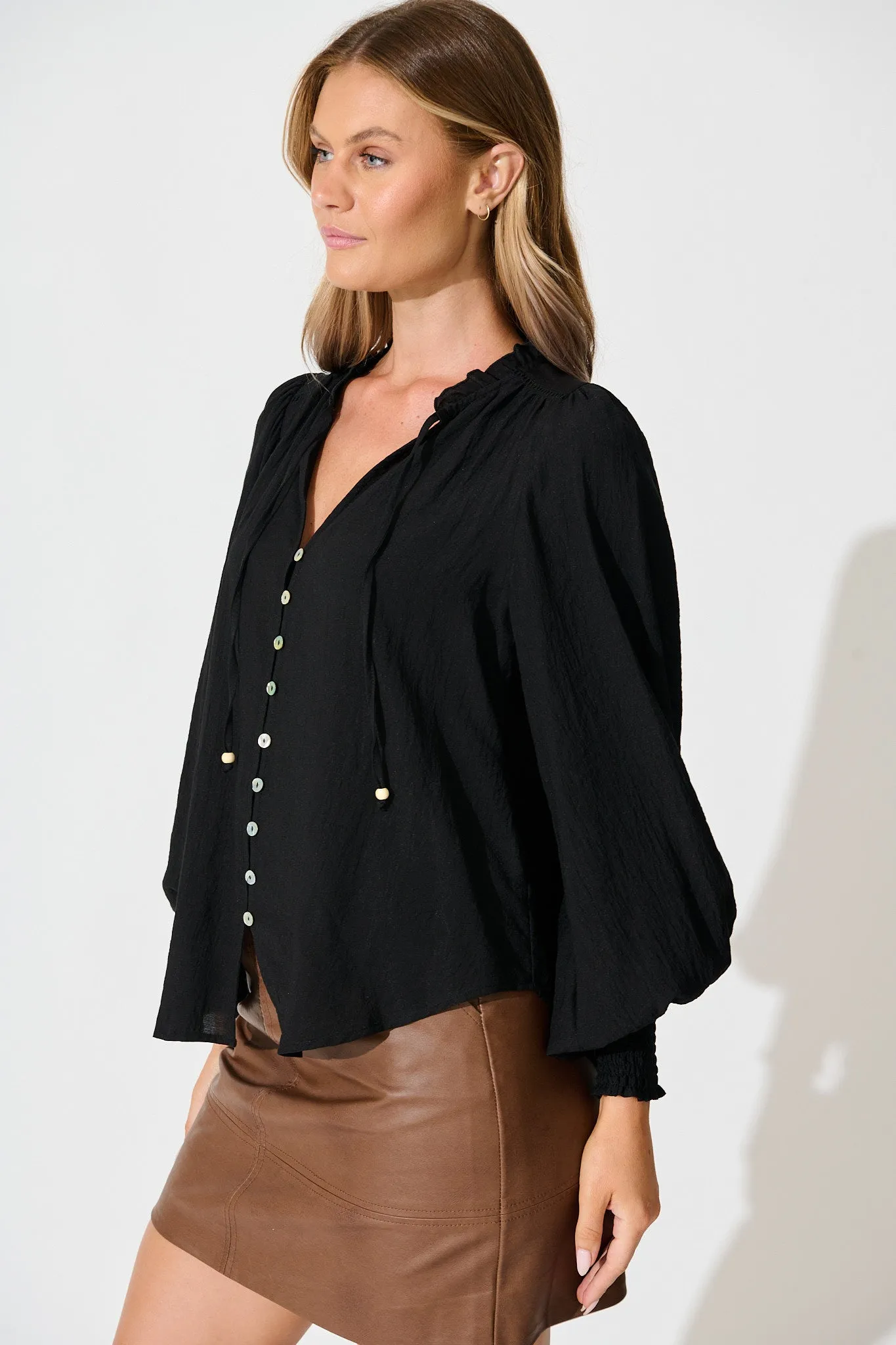 Solara Top in Black sold by St Frock product image thumbnail 2