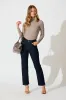 Bernice Knit Top in Taupe sold by St Frock