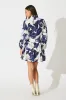 Faye Dress in Navy with White Print sold by St Frock