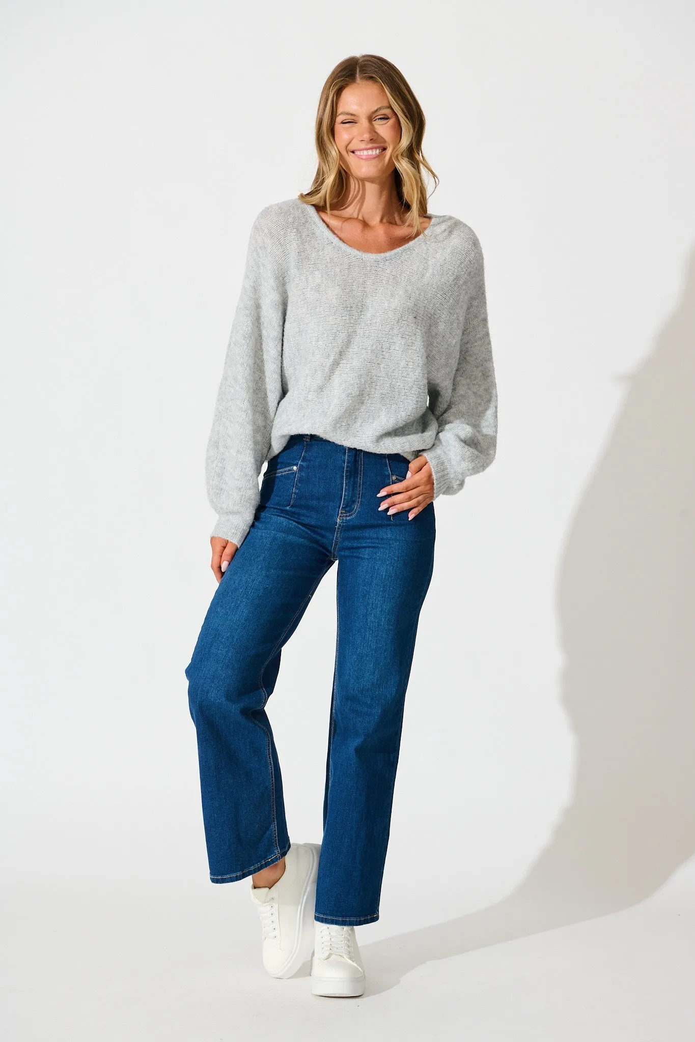 Bree Knit in Grey Marle sold by St Frock product image thumbnail 4