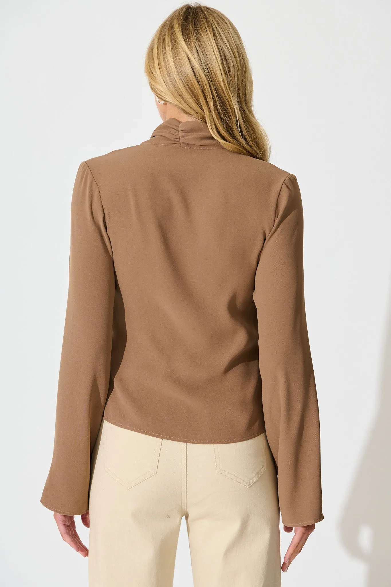 Desk To Drinks Top in Brown sold by St Frock product image thumbnail 4