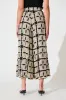 Mariah Petite Pant in Cream with Black Tile Print sold by St Frock