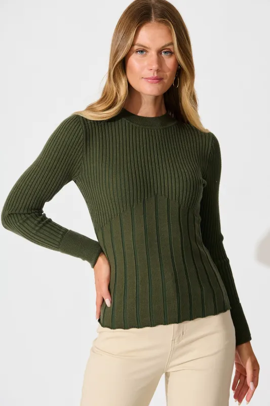 Mystical Knit in Green sold by St Frock