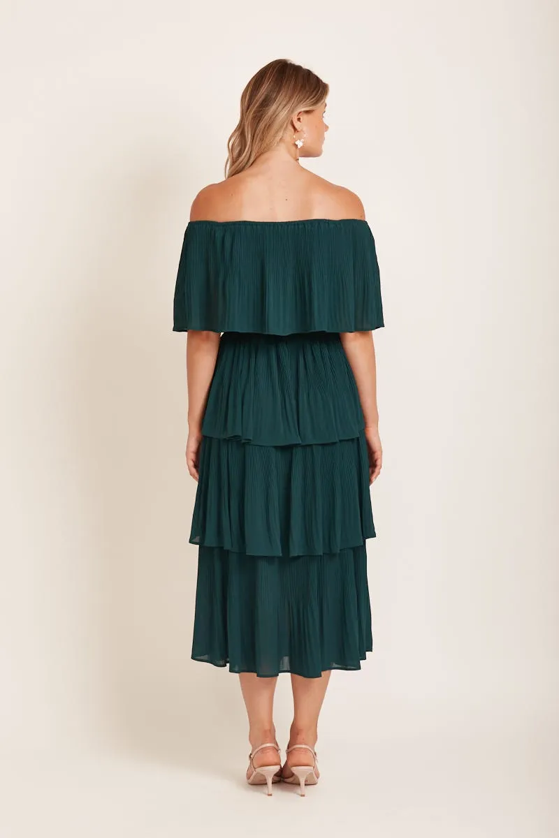 Scarlet Dress In Emerald Green sold by St Frock product image thumbnail 3
