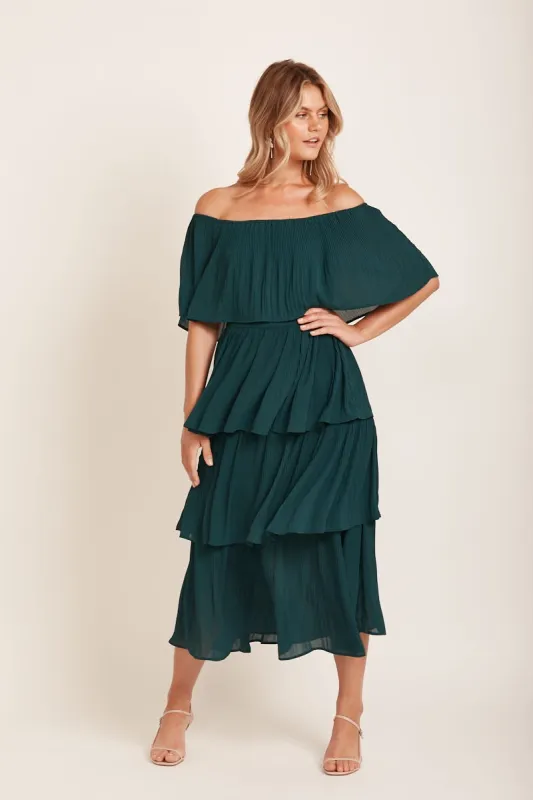 Scarlet Dress In Emerald Green sold by St Frock