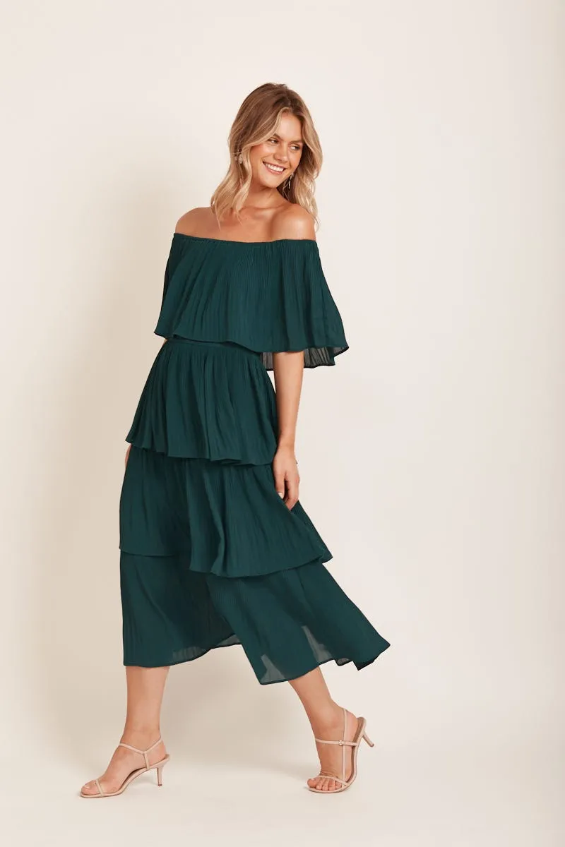 Scarlet Dress In Emerald Green sold by St Frock product image thumbnail 2