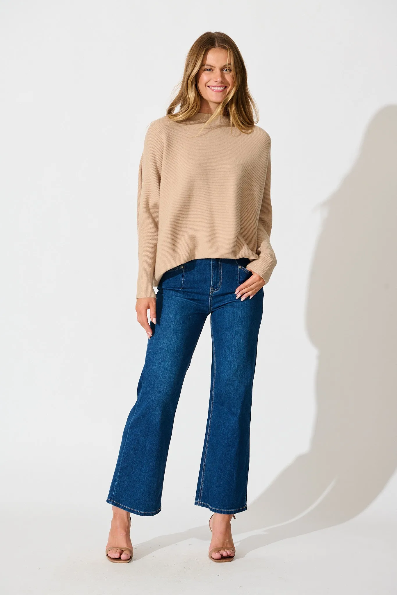 Faye Knit in Beige sold by St Frock product image thumbnail 4