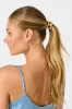 Chessa Metal Ponytail Cuff Hair Tie in Gold sold by St Frock