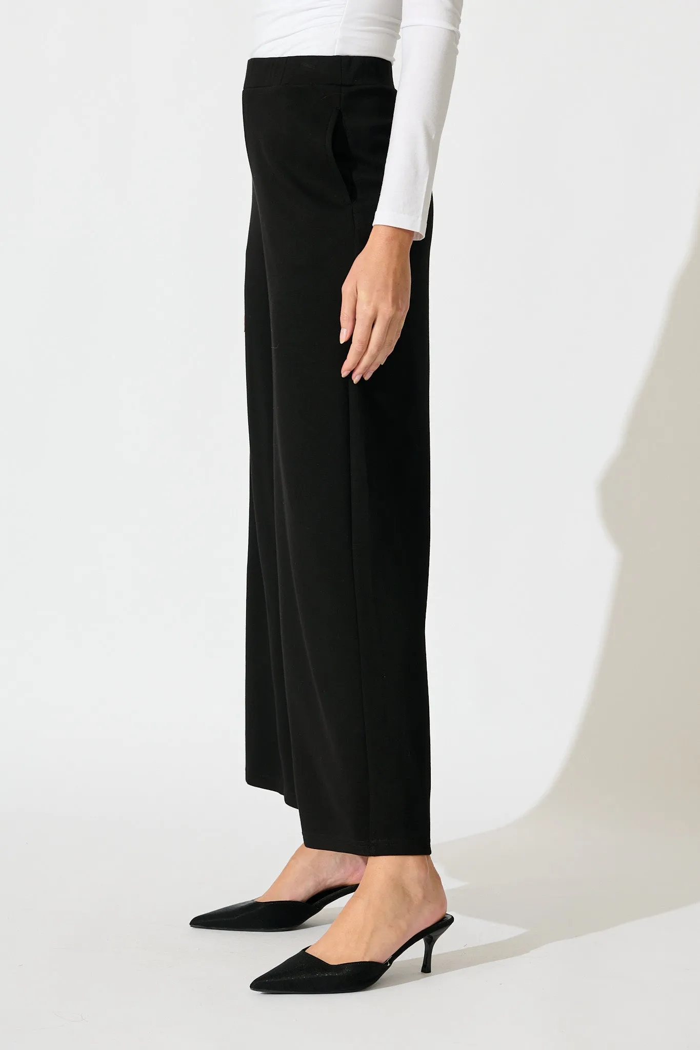 Jeannette Pant in Black sold by St Frock product image thumbnail 2