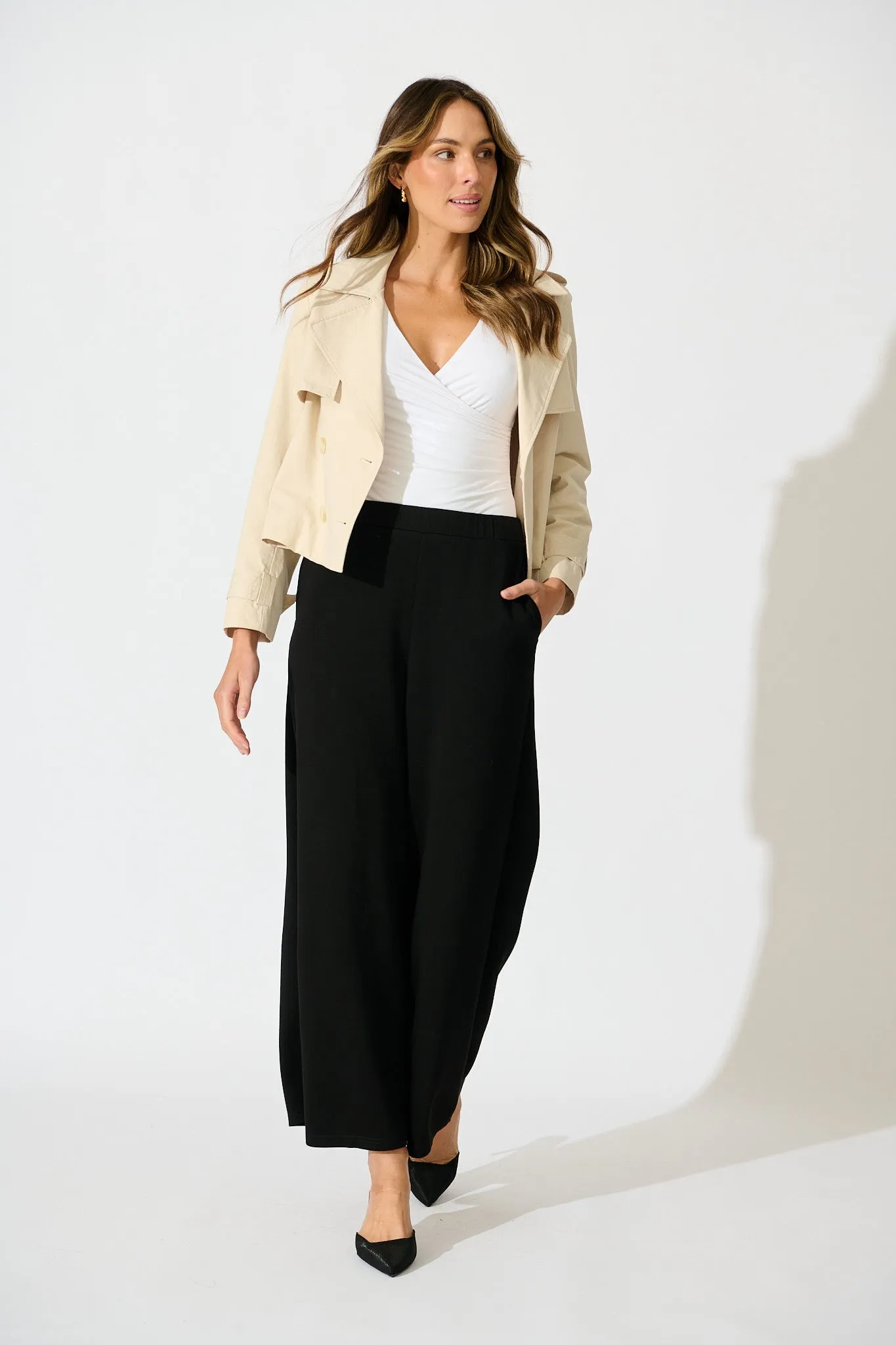 Jeannette Pant in Black sold by St Frock product image thumbnail 4