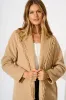 Fringe Fatale Coat in Camel sold by St Frock