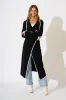 The Contrast Cameo Knit Cardigan in Black sold by St Frock