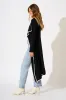 The Contrast Cameo Knit Cardigan in Black sold by St Frock