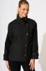 Tamara Coat in Black sold by St Frock