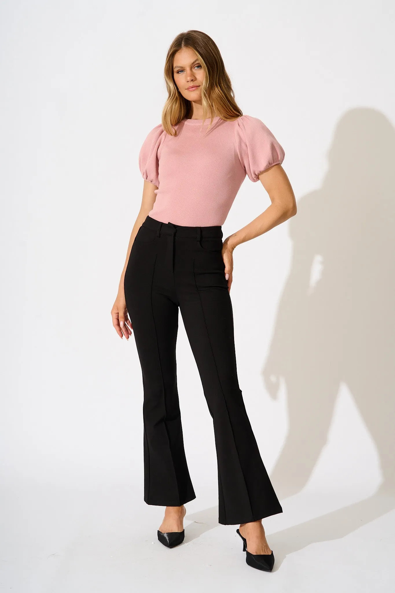 Perfect Harmony Knit Top in Pink sold by St Frock product image thumbnail 4