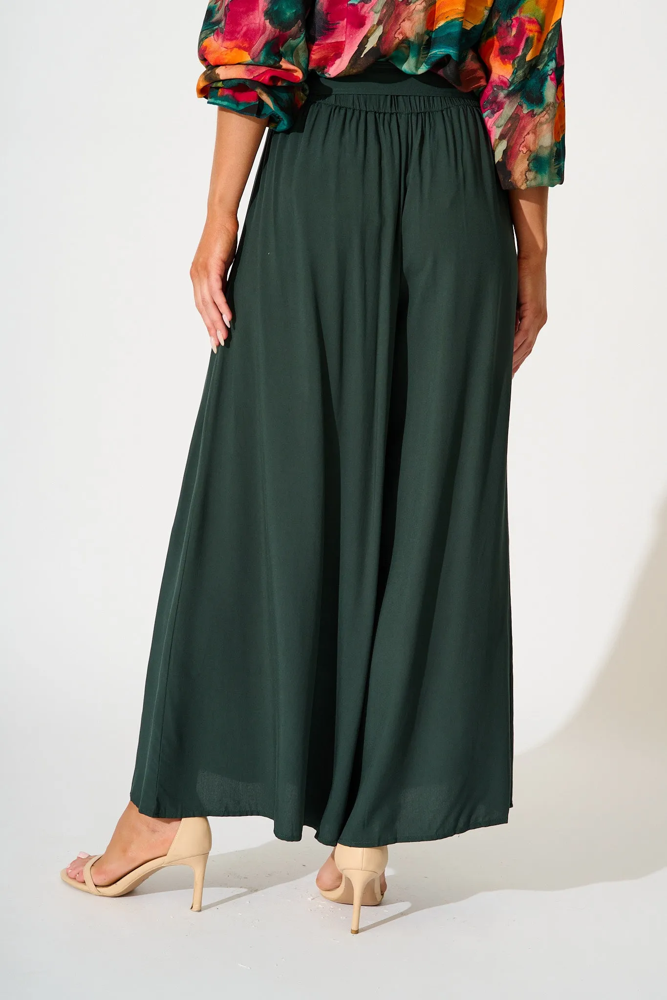 Jewel Mist Pant in Emerald sold by St Frock product image thumbnail 3