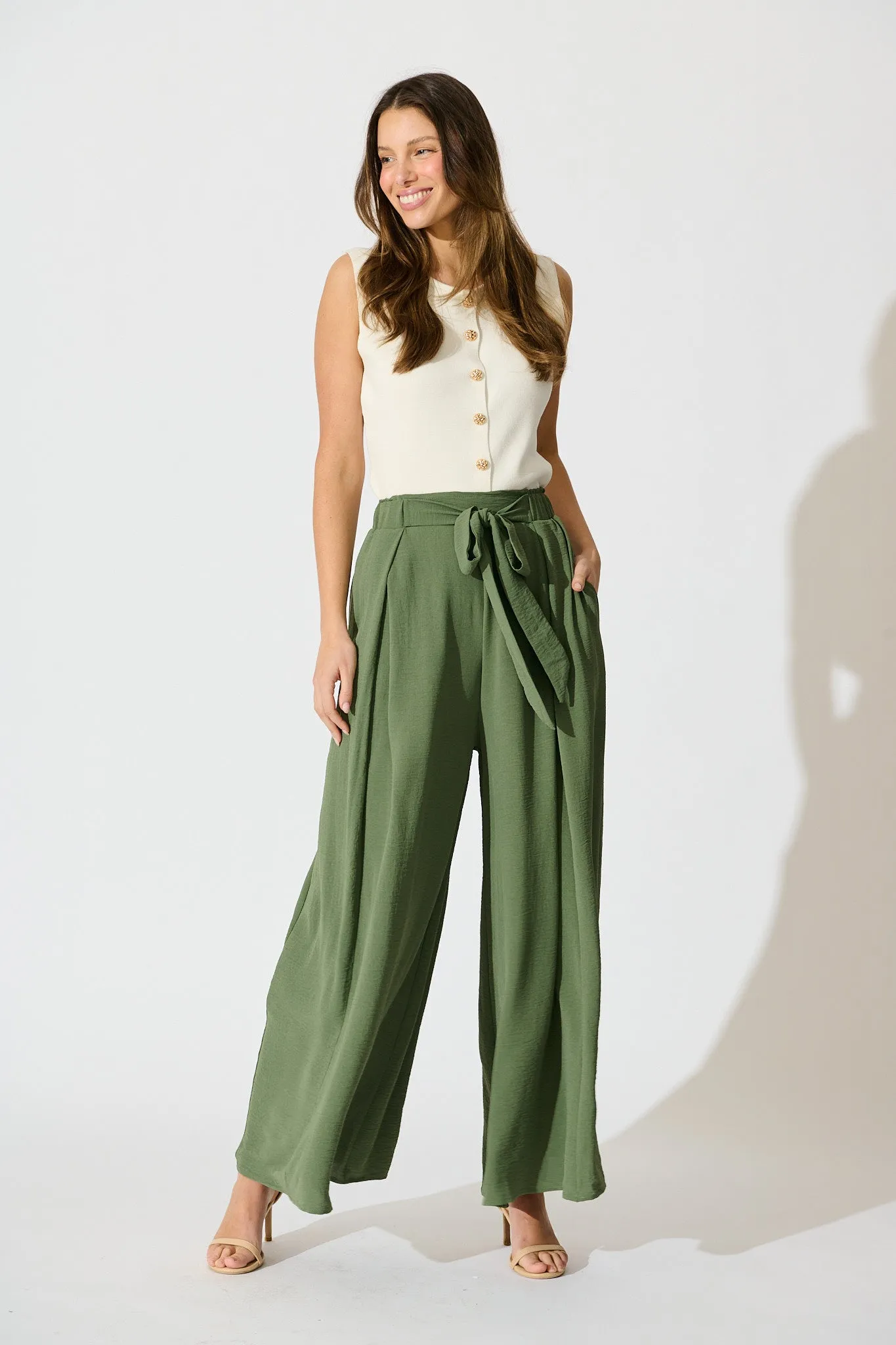 Page Pant in Sage sold by St Frock product image thumbnail 4
