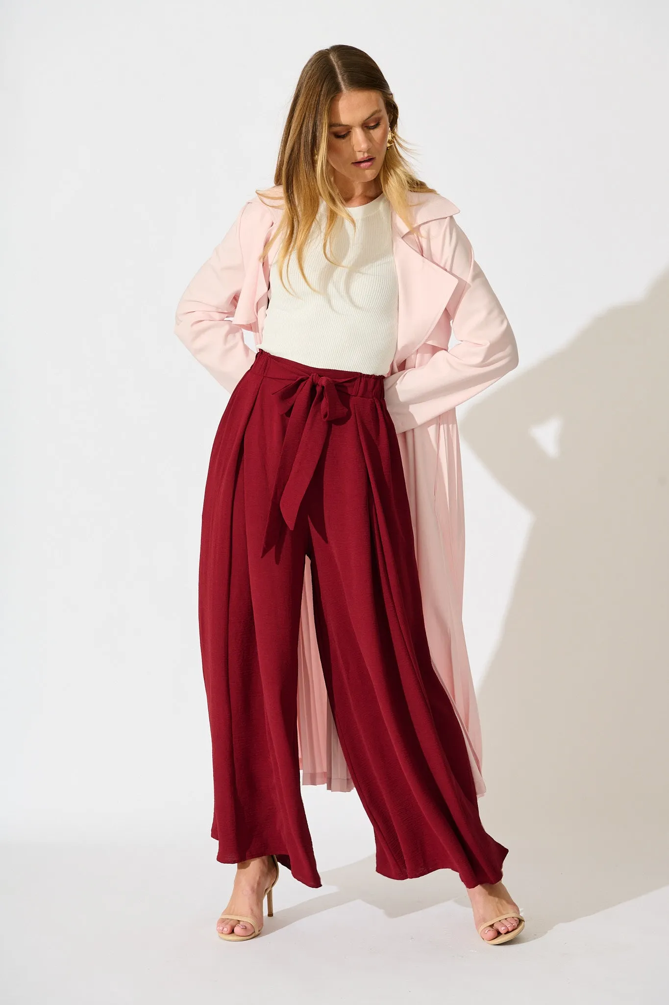 Page Pants in Wine sold by St Frock product image thumbnail 4