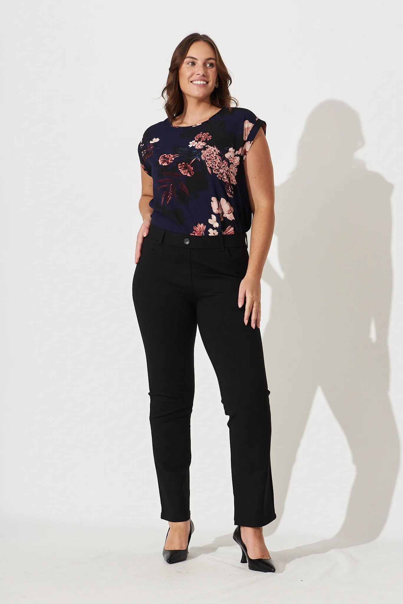 Workflow Stretch Straight Leg Pocket Pant In Black sold by St Frock product image thumbnail 3