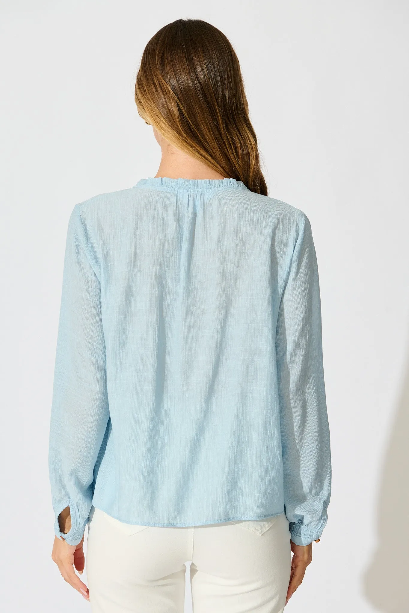 Marlowe Top in Blue sold by St Frock product image thumbnail 3