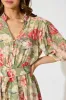 Vintage Blossom Dress in Sage with Blush Floral sold by St Frock