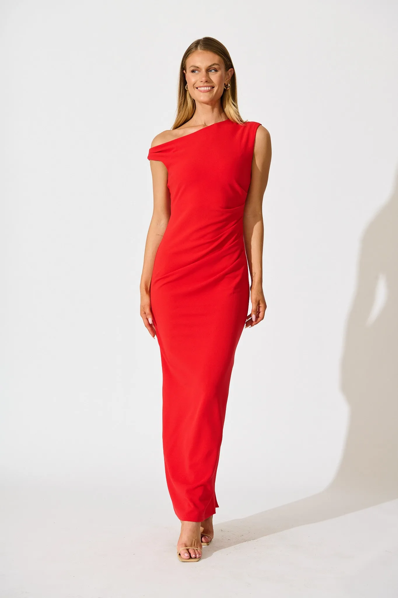 Belladonna Maxi Dress In Red sold by St Frock
