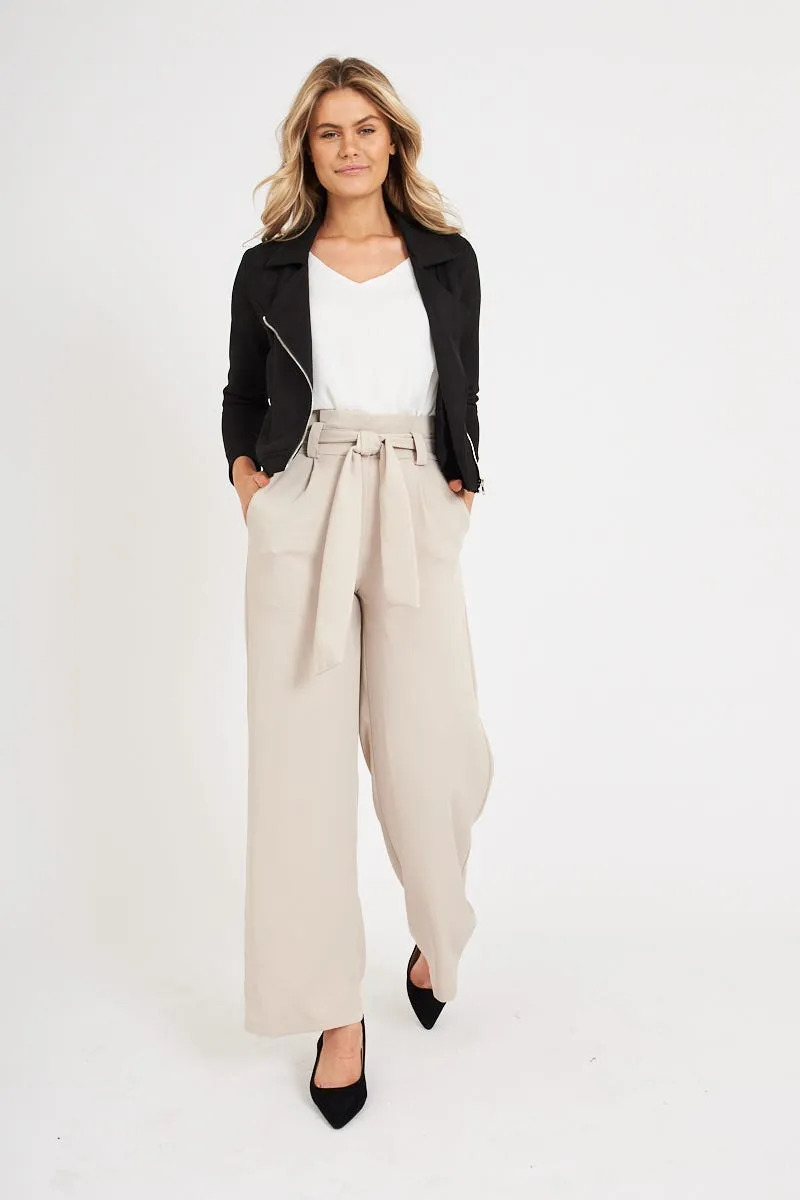 Alter Ego Pants In Beige sold by St Frock product image thumbnail 3