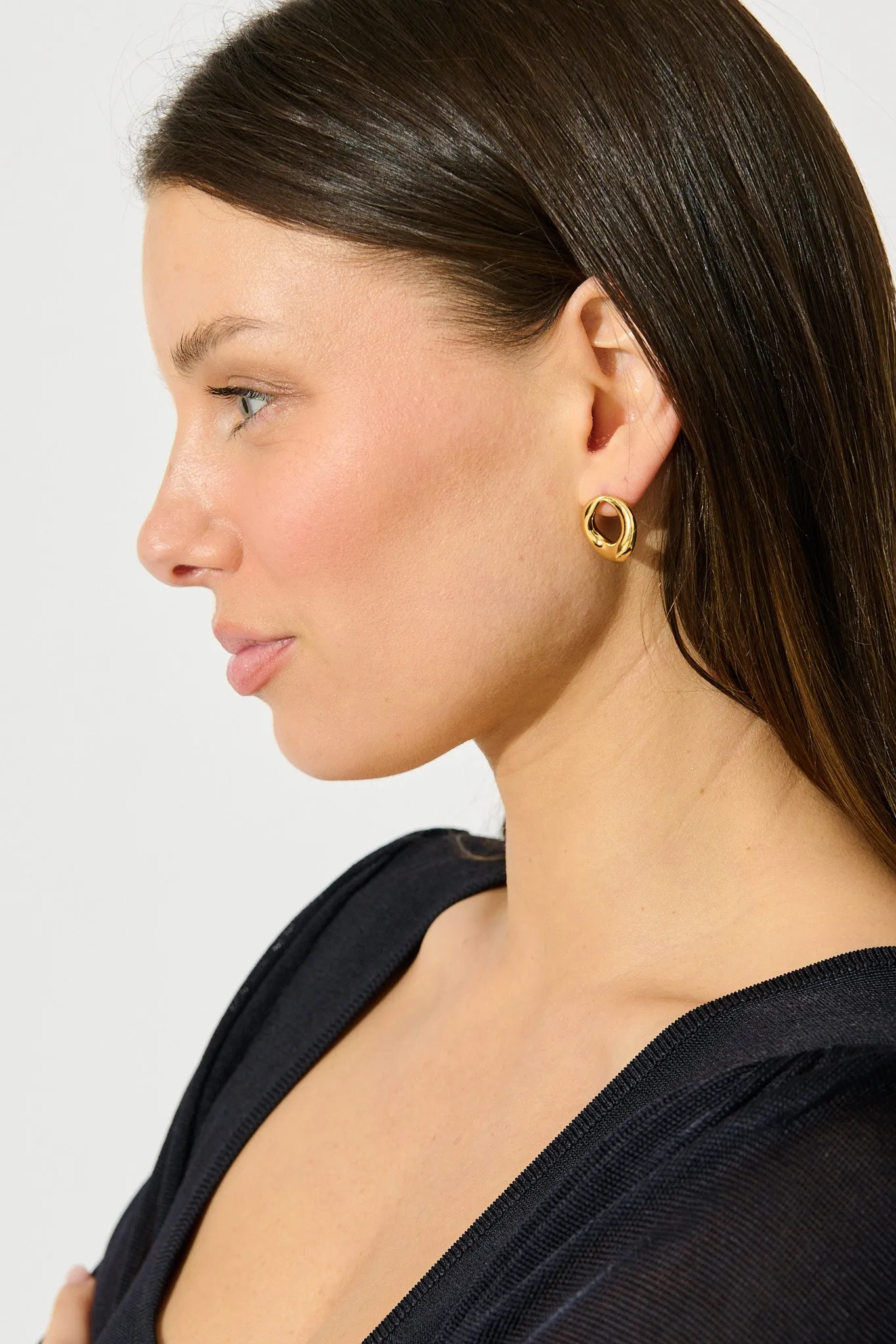 Orla Earrings in Gold sold by St Frock product image thumbnail 2